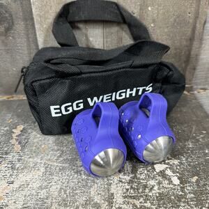 Egg Weights Cardio Max 1.5LB Handheld Weight -Set of 2 - Purple (3 LBS Total)